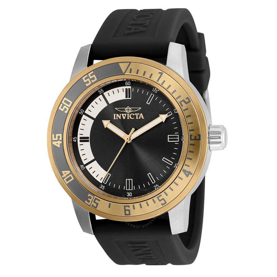 Invicta Specialty Quartz Black Dial Men's Watch 35681 - The Watches Men & Co