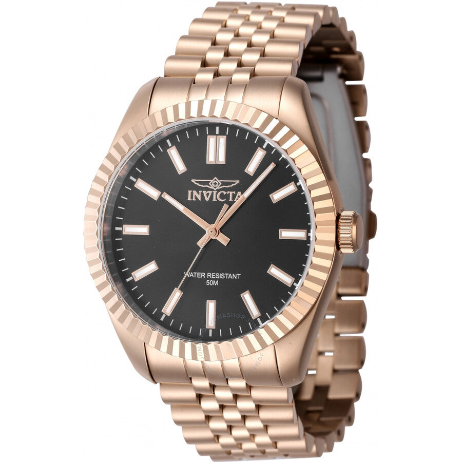 Invicta Specialty Quartz Black Dial Men's Watch 47492 - The Watches Men & Co