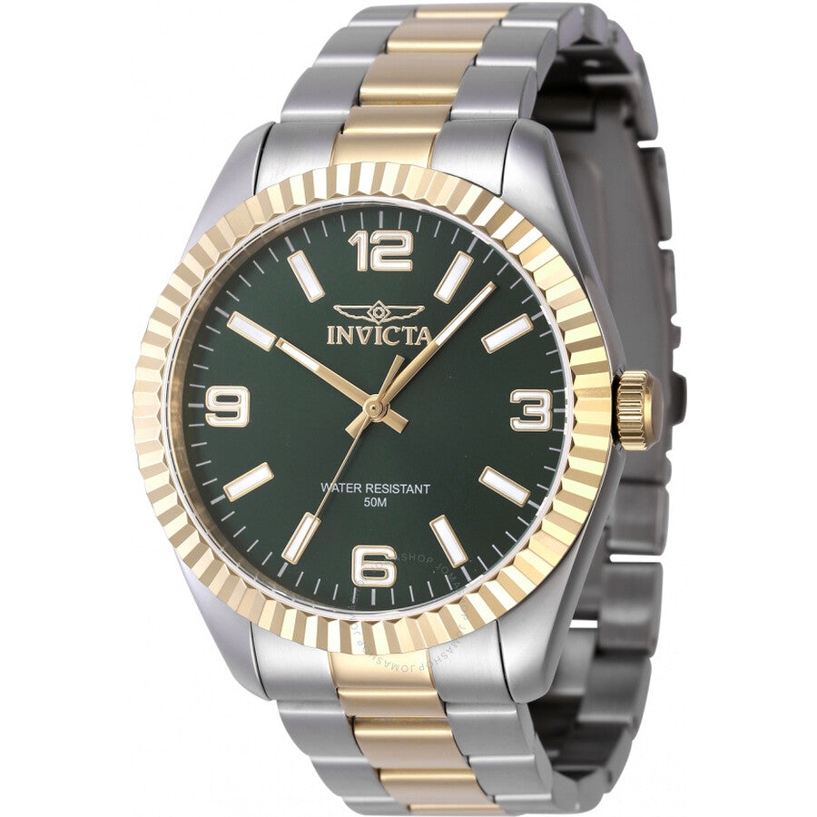 Invicta Specialty Quartz Green Dial Men's Watch 47455 - The Watches Men & Co