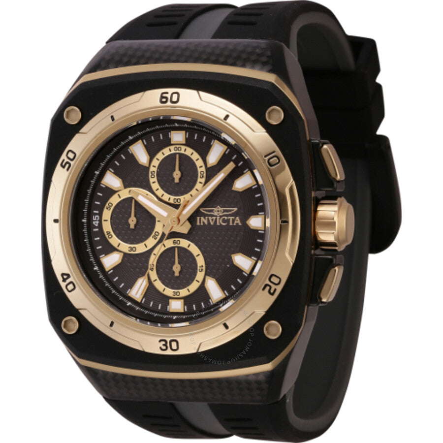Invicta Speedway Chronograph Quartz Black Dial Men's Watch 46110 - The Watches Men & Co