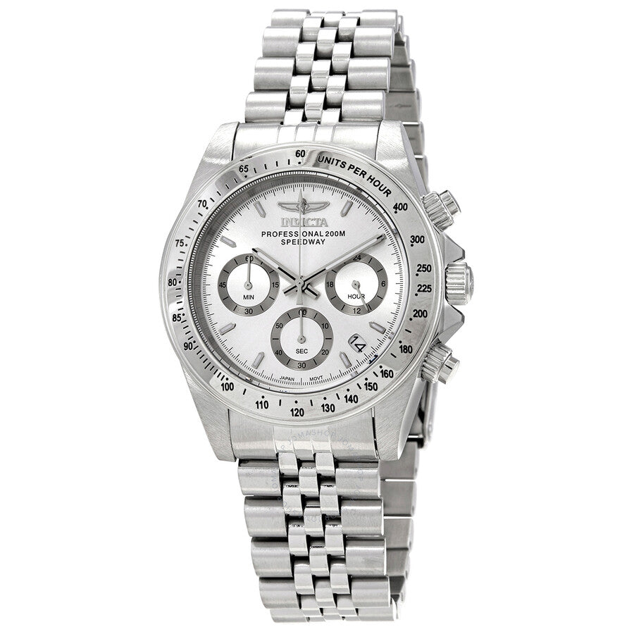 Invicta Speedway Chronograph Quartz Silver Dial Men's Watch 30988