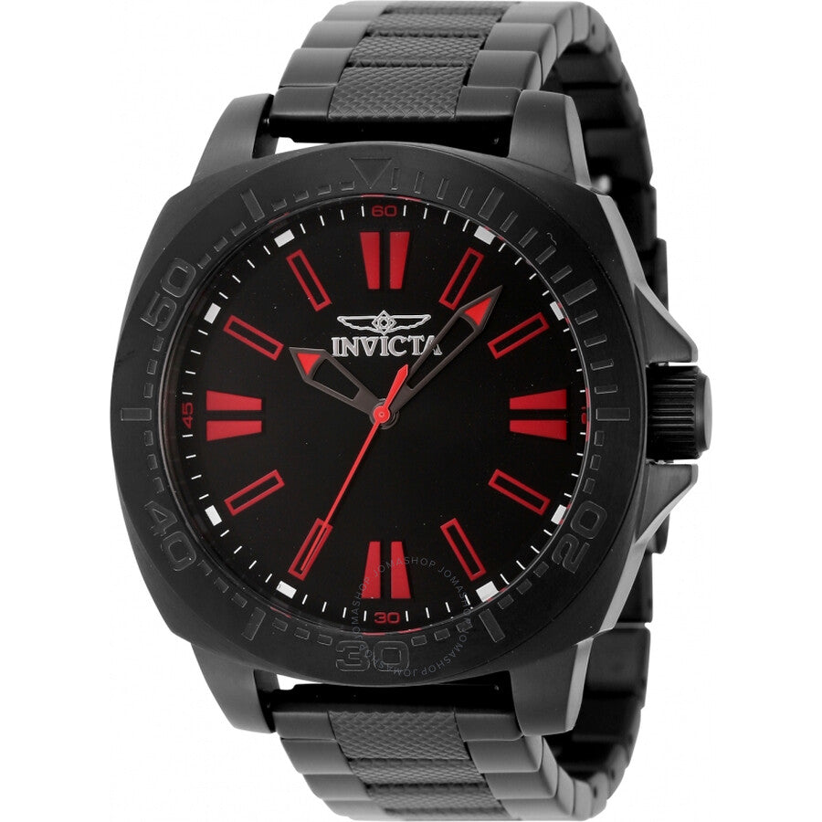 Invicta Speedway Quartz Black Dial Men's Watch 46315 - The Watches Men & Co