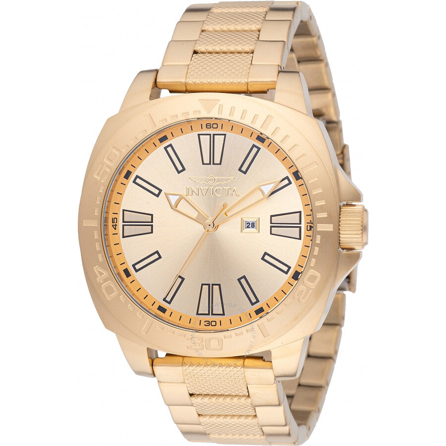 Invicta Speedway Quartz Gold Dial Men's Watch 48935 - The Watches Men & Co
