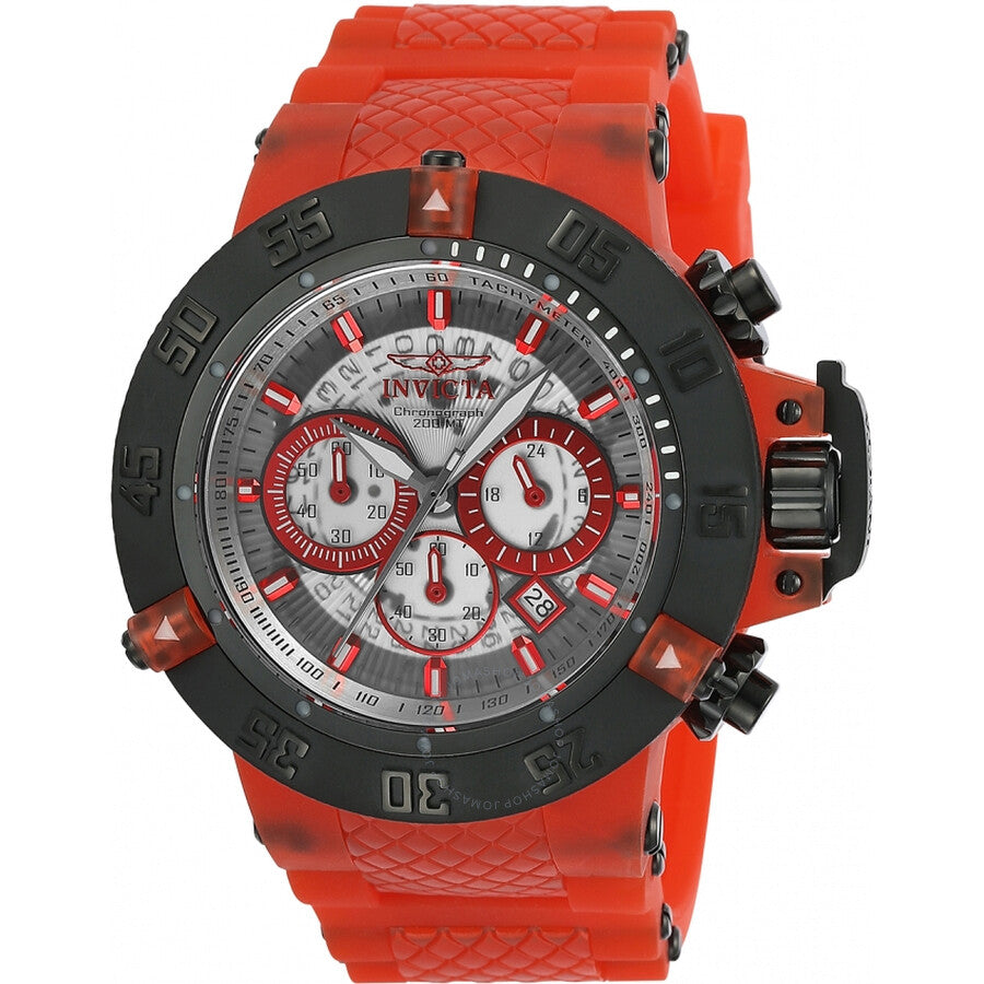 Invicta Subaqua Noma III Chronograph Transparent Dial Men's Watch 24364 - The Watches Men & Co