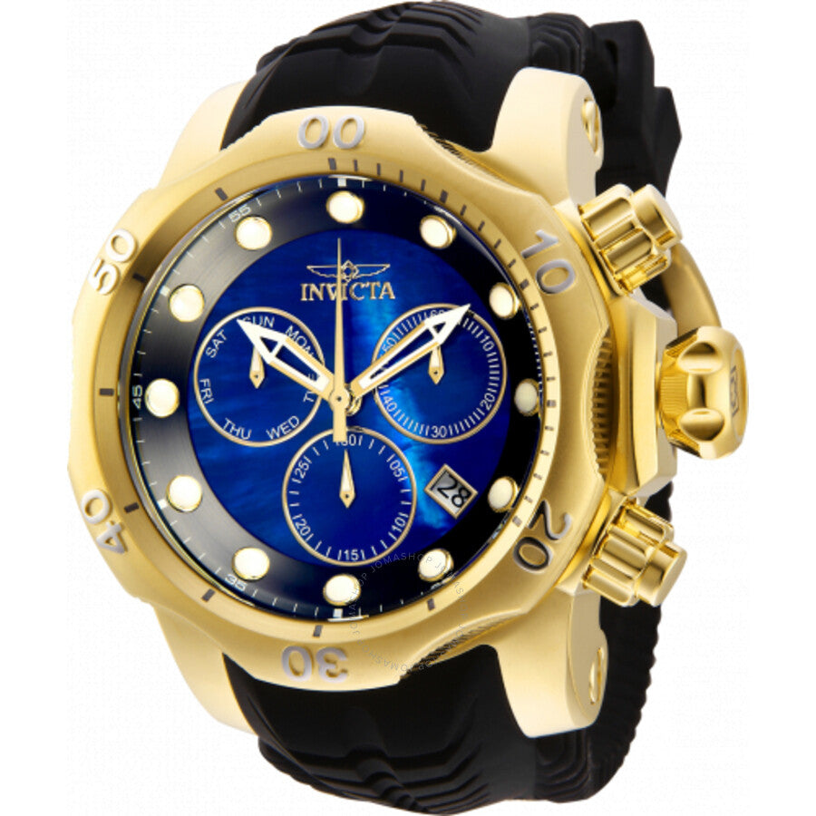 Invicta Venom Chronograph Quartz Blue Dial Men's Watch 32614 - The Watches Men & Co