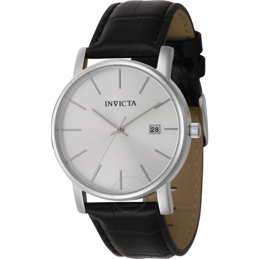 Invicta Vintage Quartz Date Silver Dial Ladies Watch 44858 - The Watches Men & Co