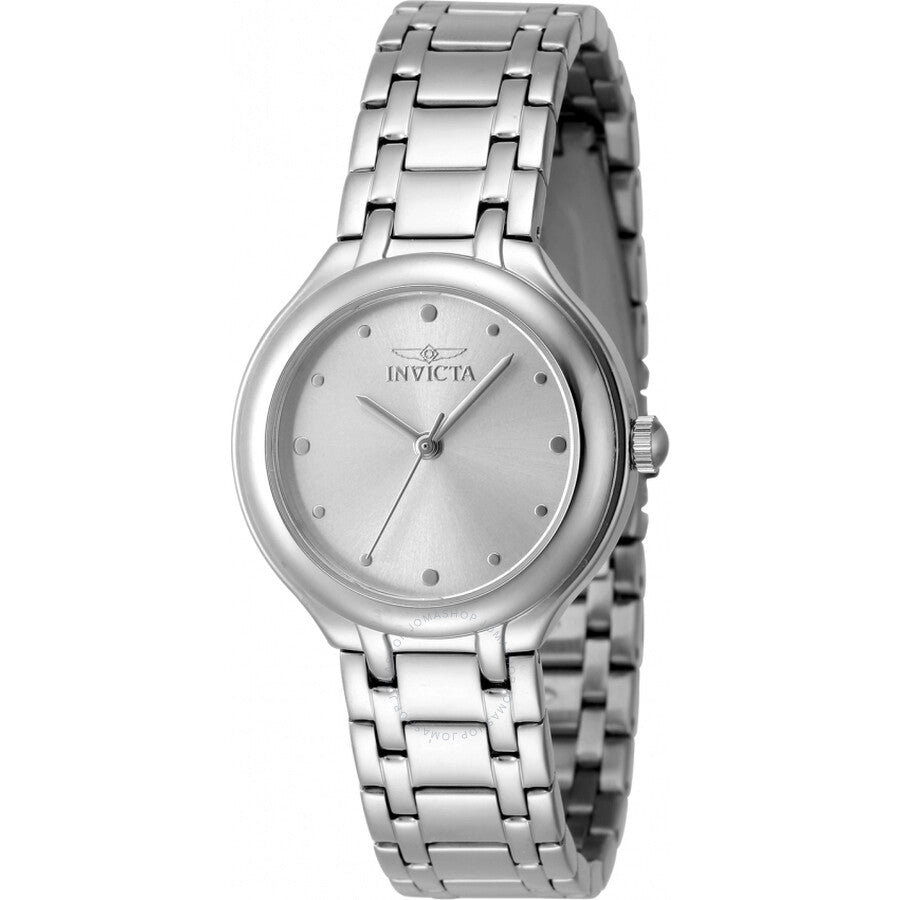 Invicta Wildflower Quartz Silver Dial Ladies Watch 48226 - The Watches Men & Co