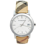 Burberry Haymarket Check Correa de PVC 38mm Reloj para mujer BUR9025