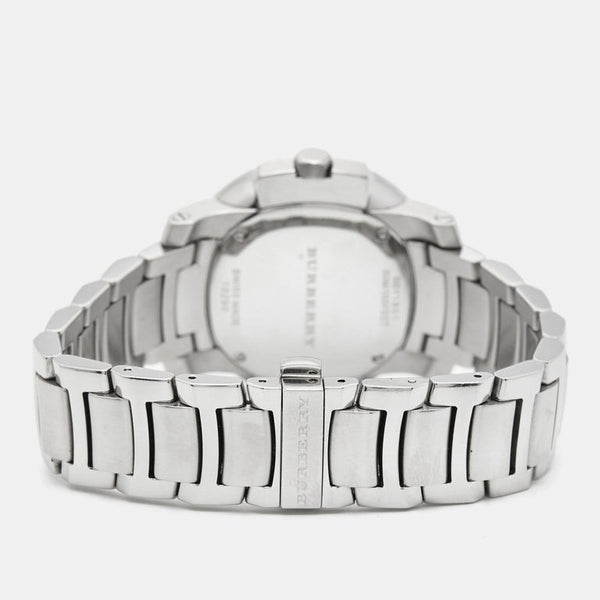 Burberry The Britain Diamonds Mother of Pearl Dial Silver Steel Strap Watch for Women - BBY1801 BBY1801 - Image 2