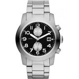 Marc By Marc Jacobs Larry Reloj cronógrafo para hombre con esfera negra MBM5050