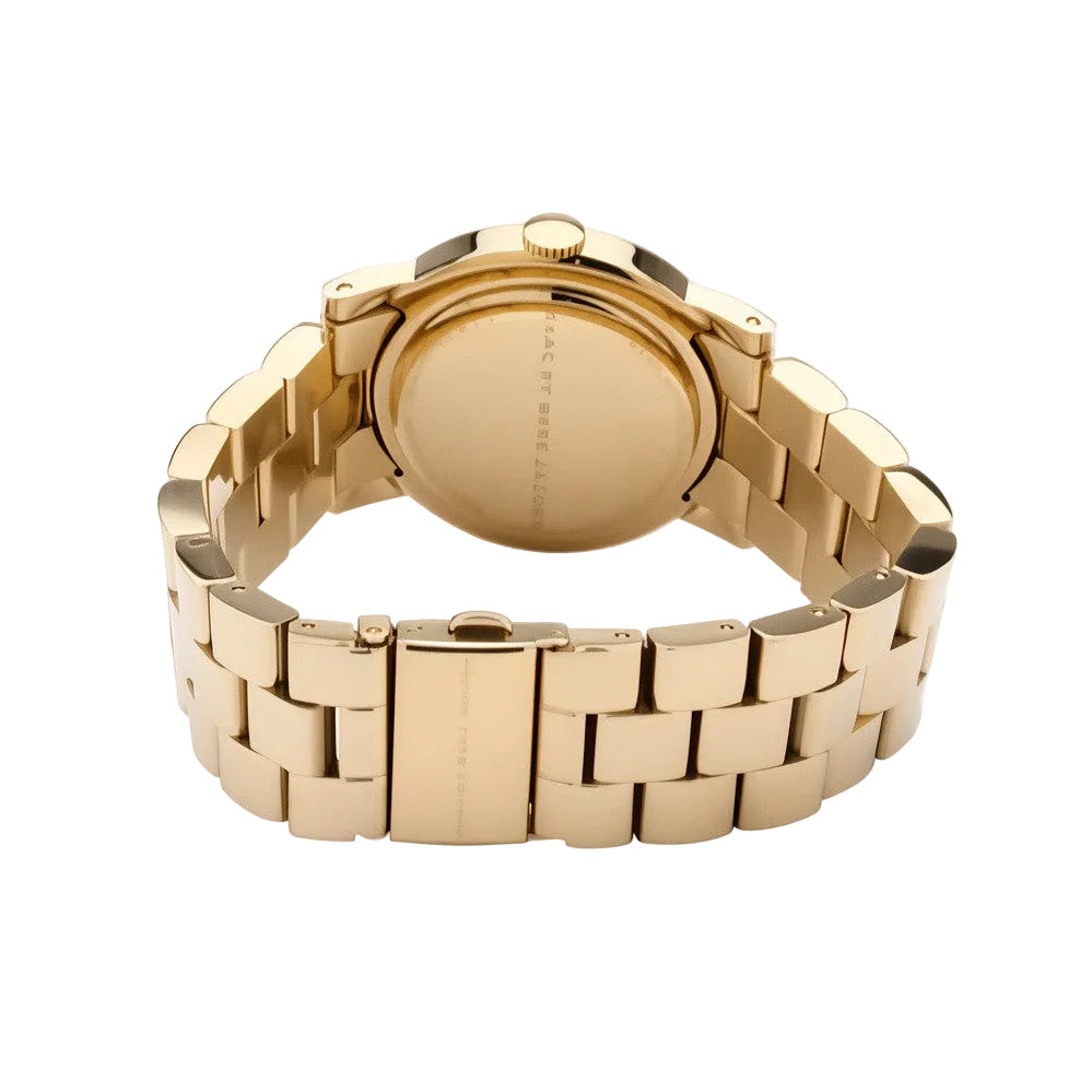 Marc By Marc Jacobs Amy Turquoise Dial Gold Plated Watch MBM8624