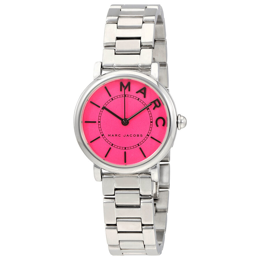 Marc Jacobs Roxy Fuchsia Dial Silver Watch MJ3528