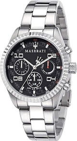 Maserati Chronograph Black Dial Stainless Steel Men's Watch R8853100012