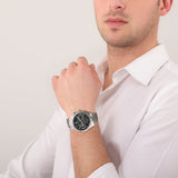 ساعة مازيراتي كومبيتزيوني كرونوغراف كوارتز سوداء للرجال R8853100014