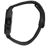 ساعة مازيراتي بوتينزا أكوا إيديشن للرجال، سوداء اللون، بشبكة معدنية، رقم الموديل R8853144002