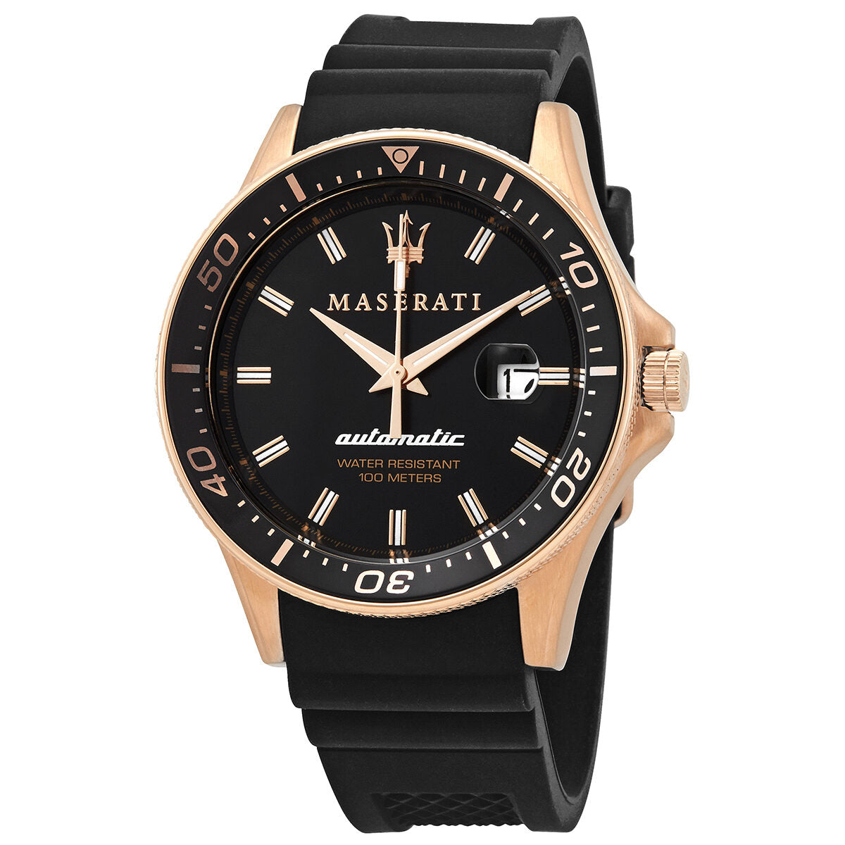 Reloj Maserati Sfida Automático Esfera Negra Hombre R8821140001
