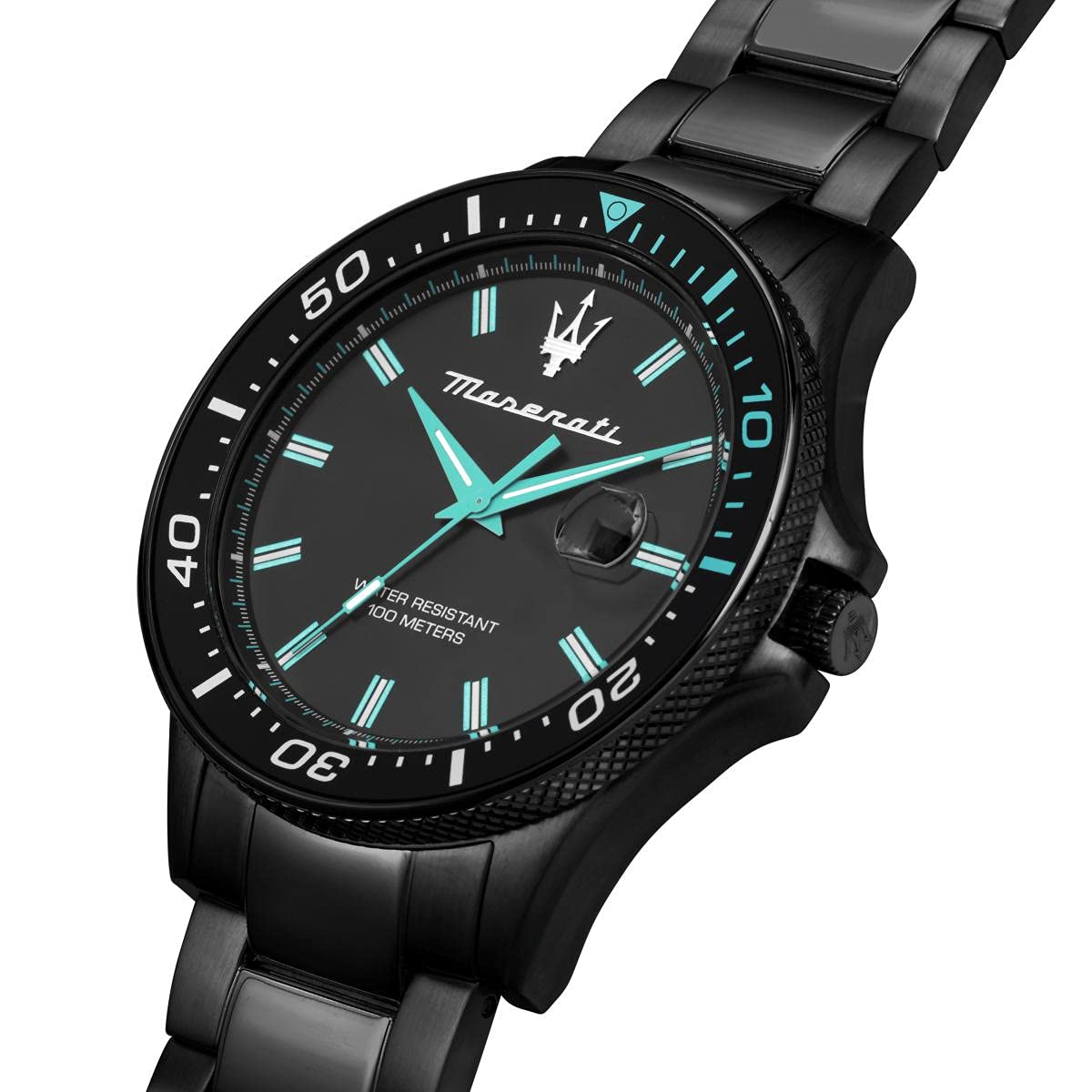 Maserati Sfida Analog Black Dial Men's Watch R8853144001