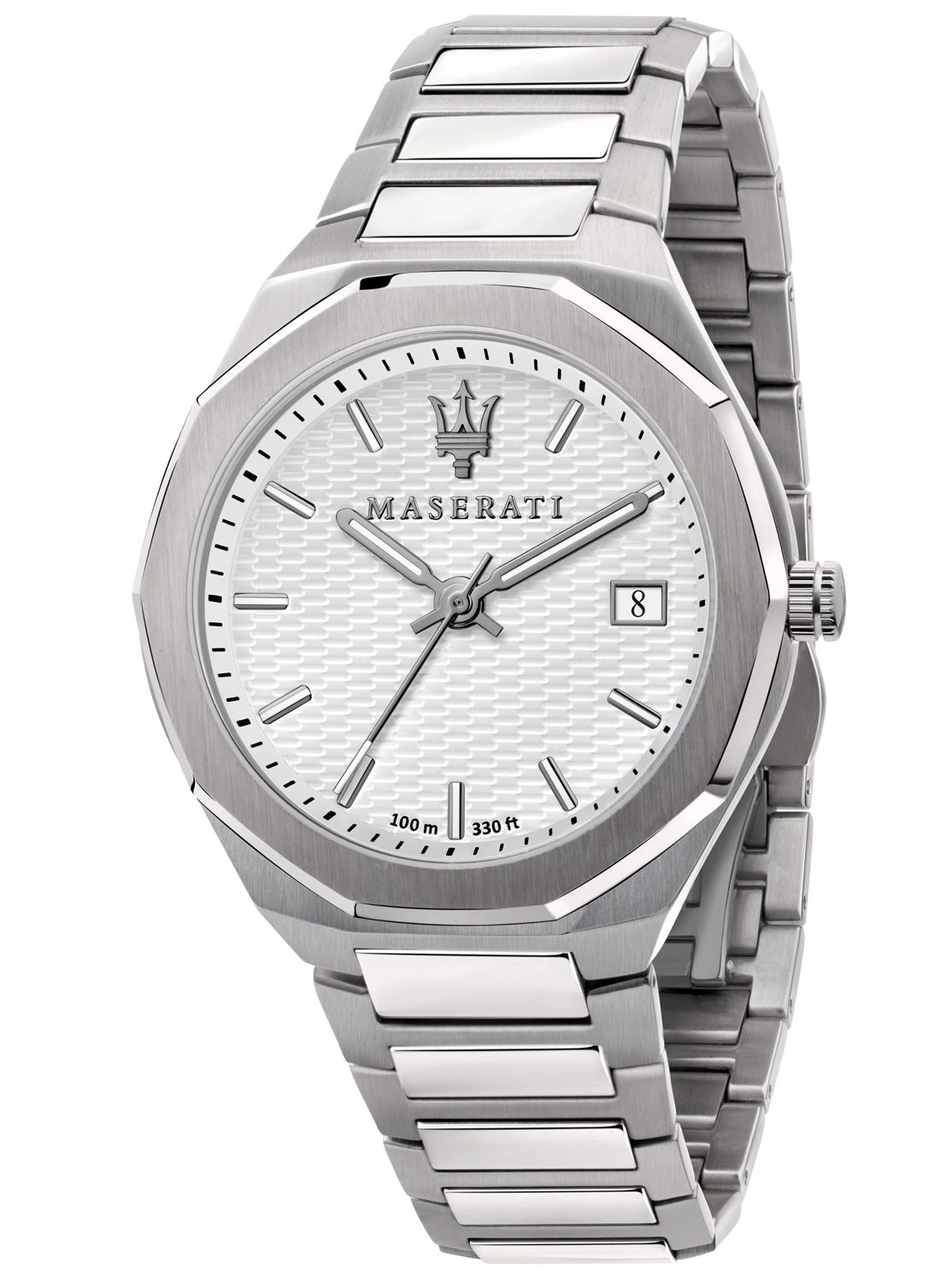 Maserati Stile Reloj de hombre con esfera blanca R8853142005