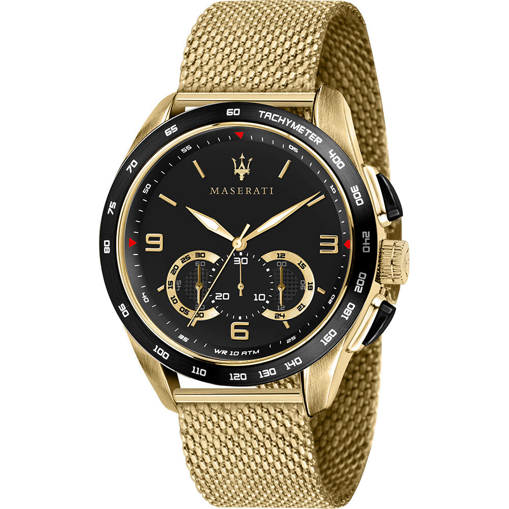 Reloj Maserati Traguardo Cronógrafo Cuarzo Esfera Negra Hombre R8873612010