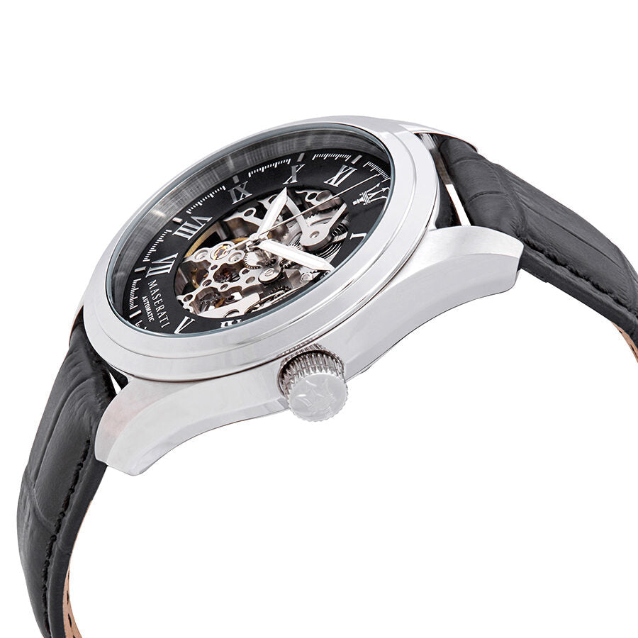Maserati Traguardo Automatic Black Dial Men's Watch R8871612001