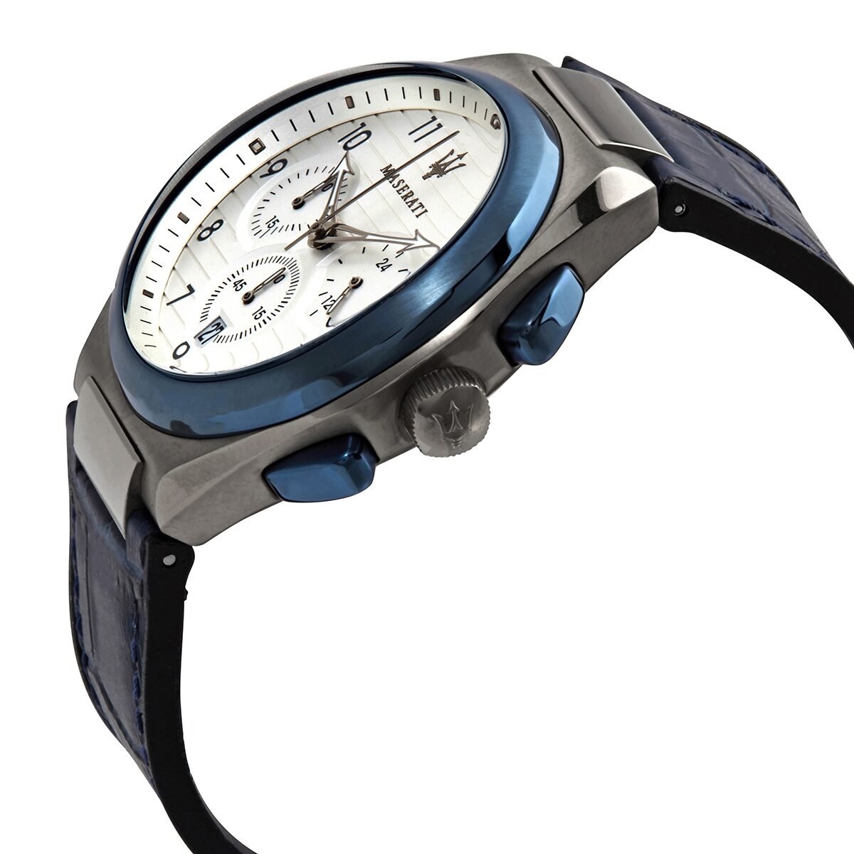 Reloj Maserati Triconic Cronógrafo Cuarzo Esfera Blanca Hombre R8871639001