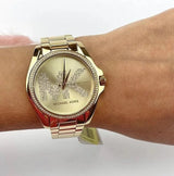 ساعة مايكل كورس برادشو النسائية ذات الإطار الكريستالي MK6555