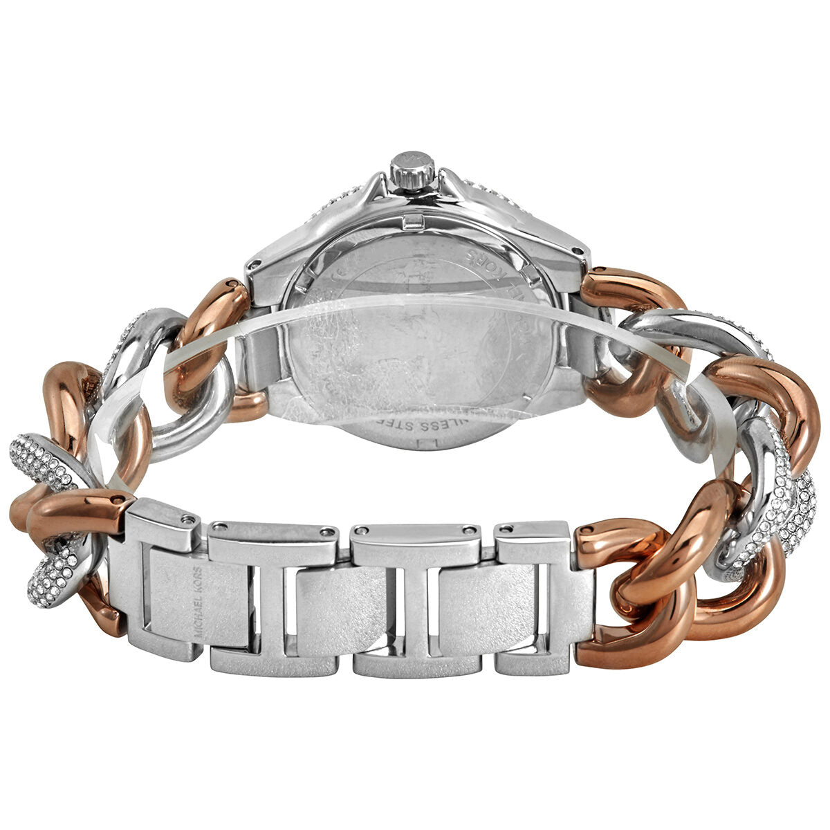 Michael Kors Camille cuarzo cristal plata esfera señoras reloj mk6843