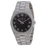 Michael Kors Channing Black Crystal Pave Stainless Steel Watch MK6089 - BigDaddy Watches