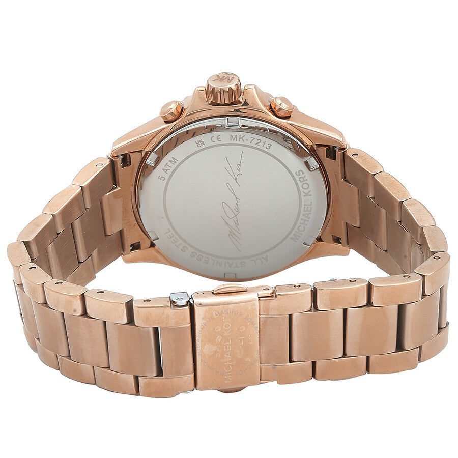 Michael Kors Chronograph Quartz Silver Dial Ladies Watch MK7213