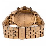 ساعة مايكل كورس كرونوغراف ذهبية وردية اللون للسيدات MK5026