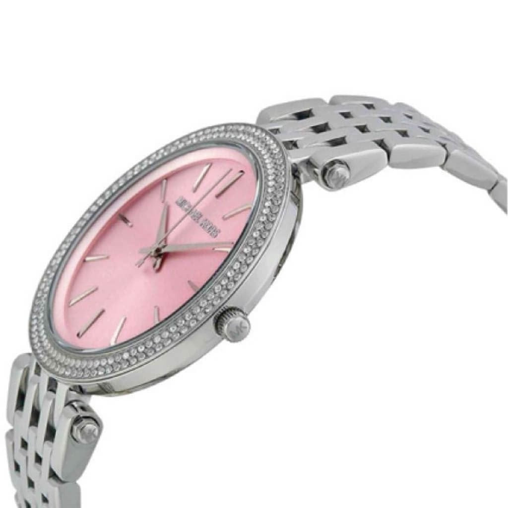 Buy Michael Kors Darci Crystal Paved Pink Dial Ladies Watch MK3352