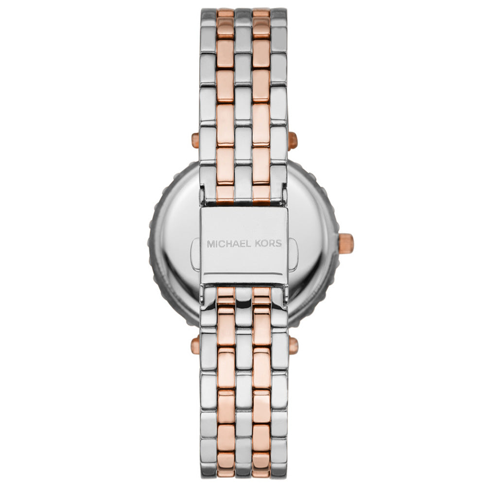 Michael Kors MK4515 Darci - Reloj de cuarzo con esfera blanca y cristal para mujer