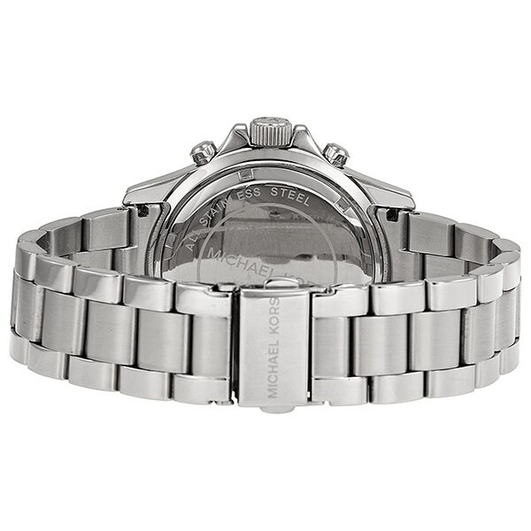 Michael Kors Everest Chronograph Black Dial Stainless Steel Ladies Watch MK5753