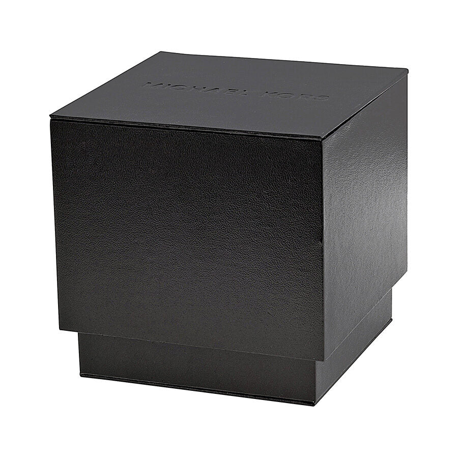 Michael Kors Everest  Chronograph Rose Dial Black Ion-plated Ladies Watch MK5879