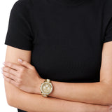 ساعة مايكل كورس الذهبية النسائية - MK6977