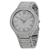 Michael Kors Kerry Crystal Pave Reloj de acero inoxidable para mujer MK3359