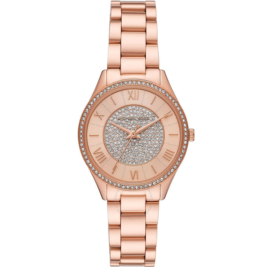 Michael Kors Lauryn Quartz Rose Gold Dial Ladies Watch MK4736 - The Watches Men & Co