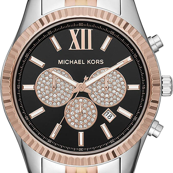 Buy Michael Kors Lexington Tri Tone Men's Watch MK8714 from