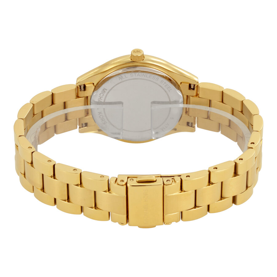 Michael Kors Mini Slim Runway Gold Women's Watch - MK3512