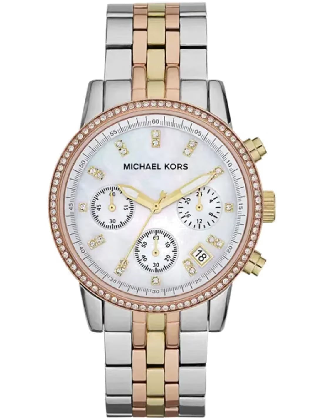 Michael Kors Ritz Chronograph Mother of Pearl Dial Ladies Watch MK5650
