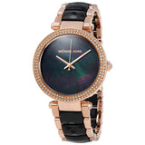 Michael Kors Parker Reloj para mujer con esfera negra MK6414