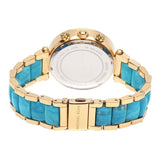 ساعة مايكل كورس باركر النسائية المطلية بالذهب MK6364