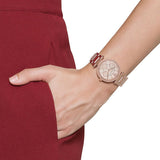 Reloj Michael Kors Parker de oro rosa para mujer MK5616