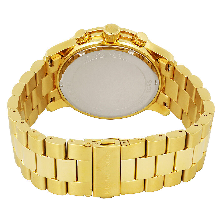 Michael Kors Runway Chronograph Reloj para hombre con esfera de champán MK8077