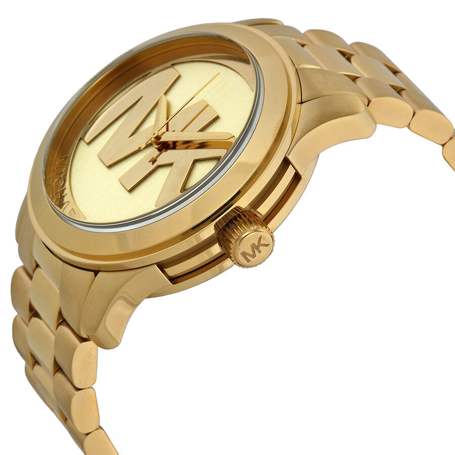 Michael Kors Runway Champagne Dial Gold-Tone Women's Watch - MK5473