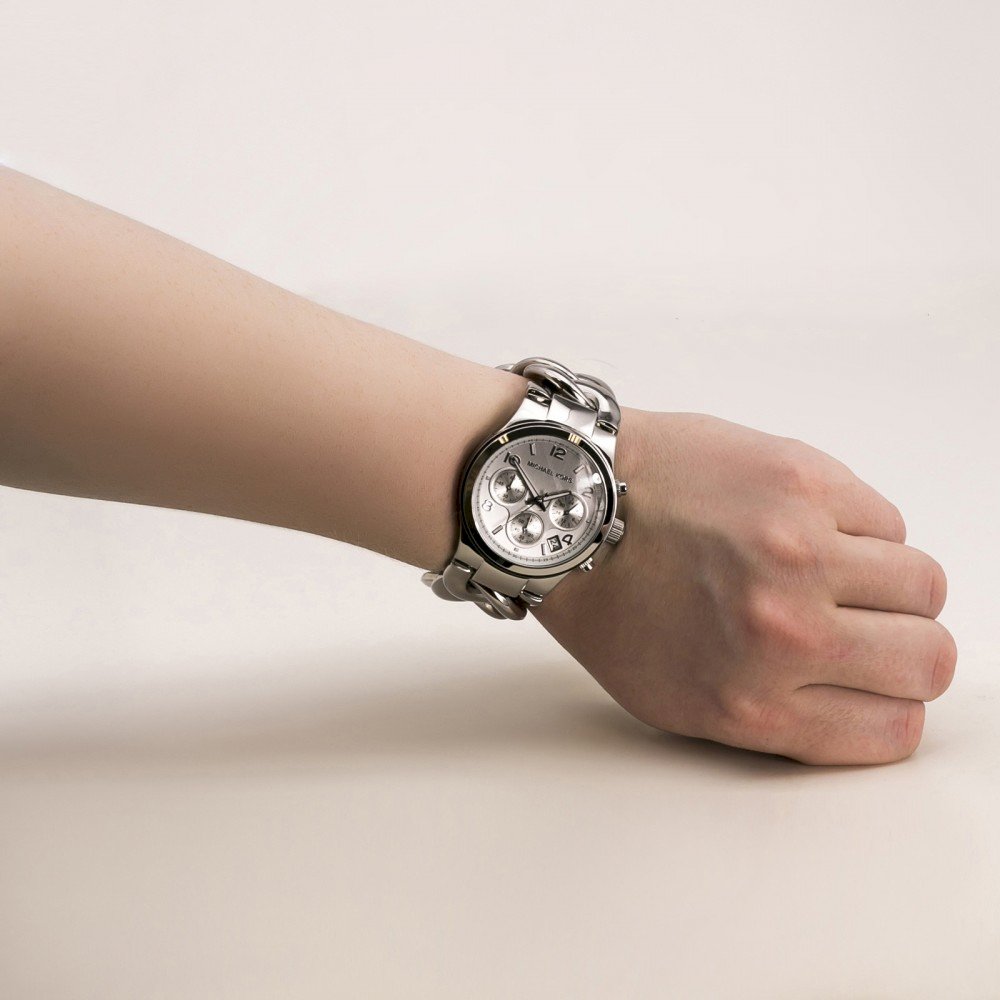 Michael Kors Runway Twist Silver Women's Watch - MK3149