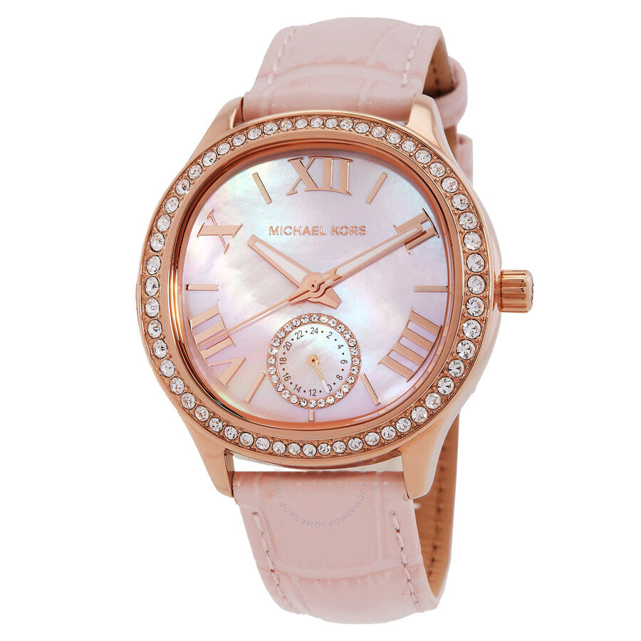 Michael Kors Sage Pave Mother of Pearl Dial Ladies Watch MK4820