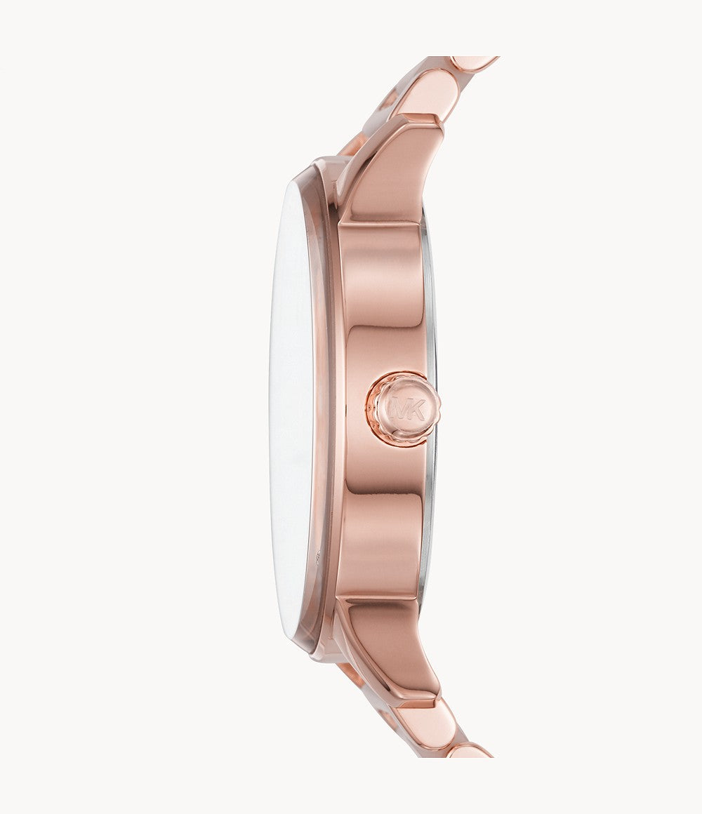 Michael Kors Kinsley Rose Gold and Acetate Women's Watch - MK6432