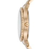 Michael Kors Layton Quartz Black Dial Gold Steel Strap Watch For Women - MK6892 mk6892 - Image 2