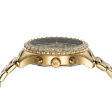 Michael Kors Berkley Chronograph Black Dial Gold Steel Strap Watch For Women - MK7414 mk7414 - Image 2